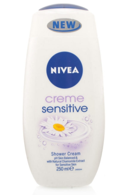 Nivea tusf�rd� 250ml Creme Sensitive kamill�val